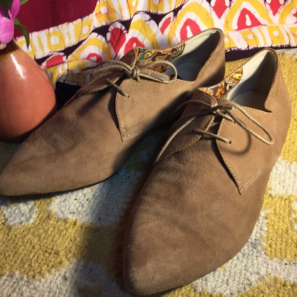 Vagabond Women’s Suede Lace Oxford Pointed Toe 39 - Picture 3 of 8